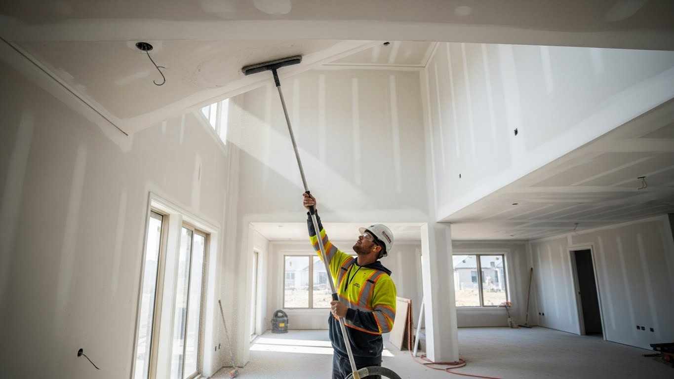 Cleaning Ceilings After Home Construction