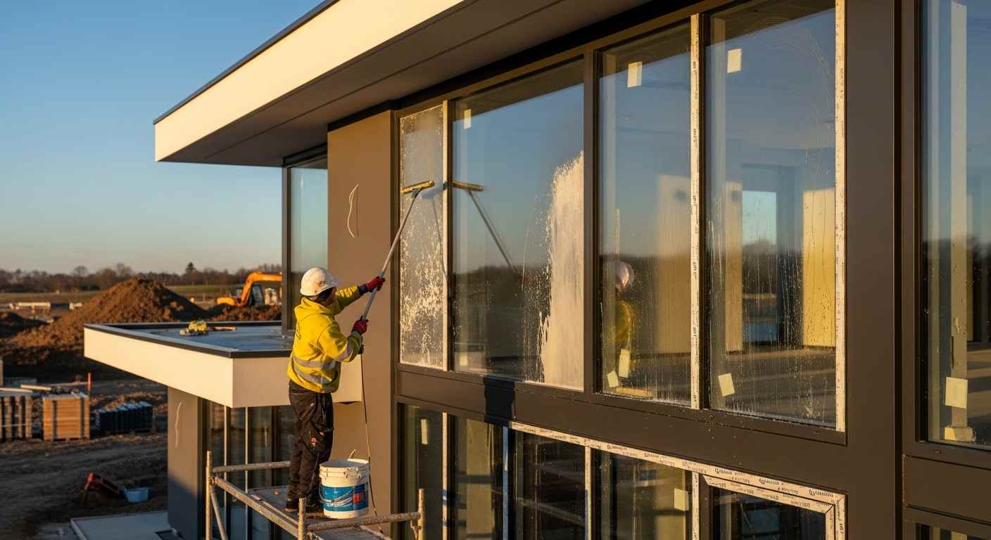 Cleaning Exterior Windows and Glass