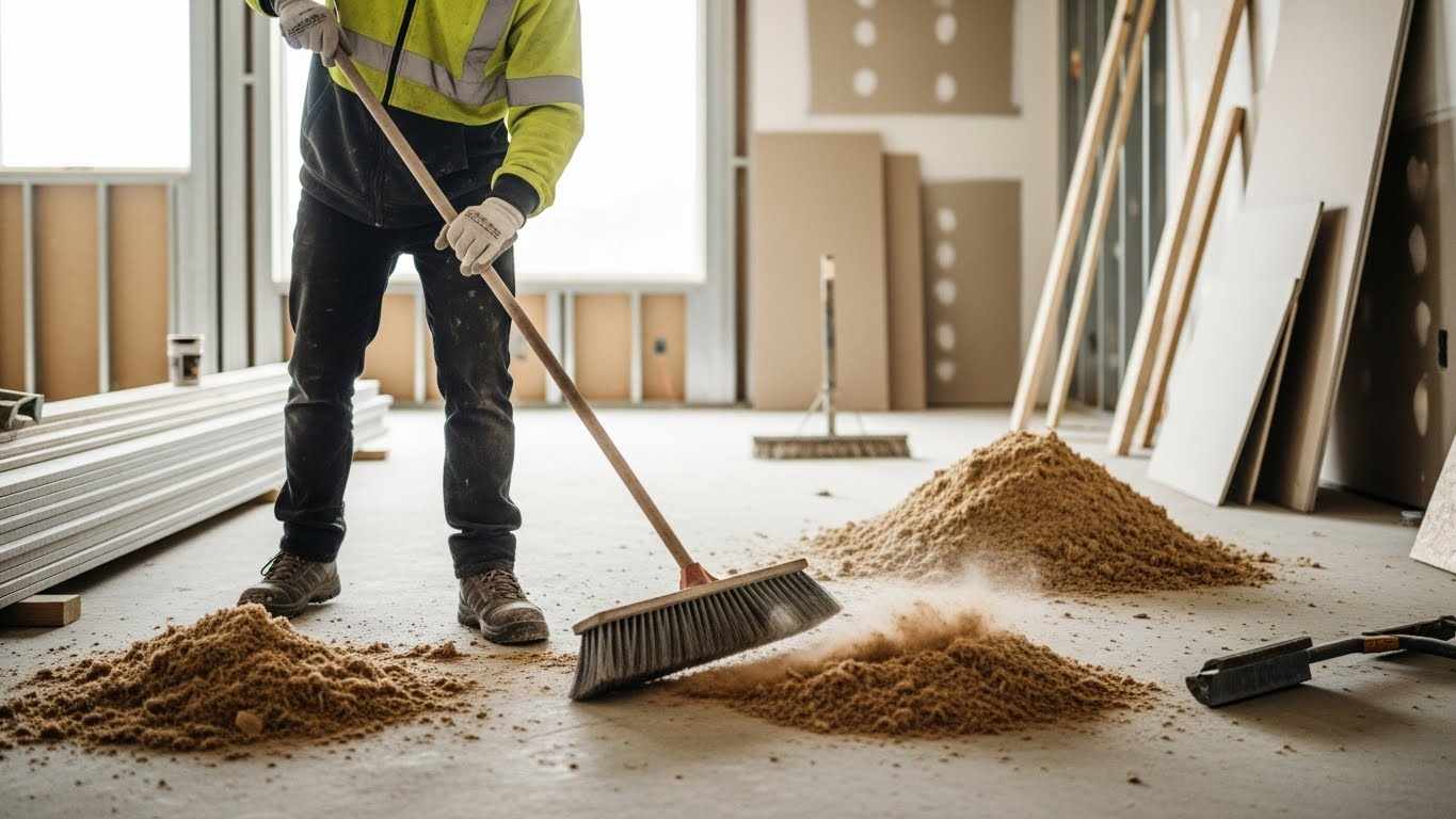 Cleaning Floors After Home Construction