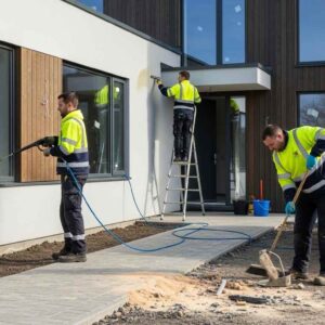 Exterior Cleaning After House Construction | Tips & Methods