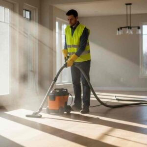 How to clean up dust from construction